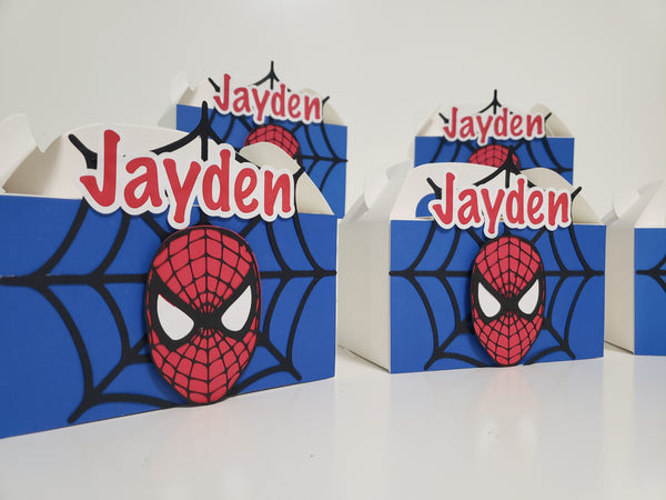 Spiderman Favor Box - Personalized