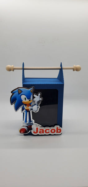 Sonic Custom Favor Box clear front