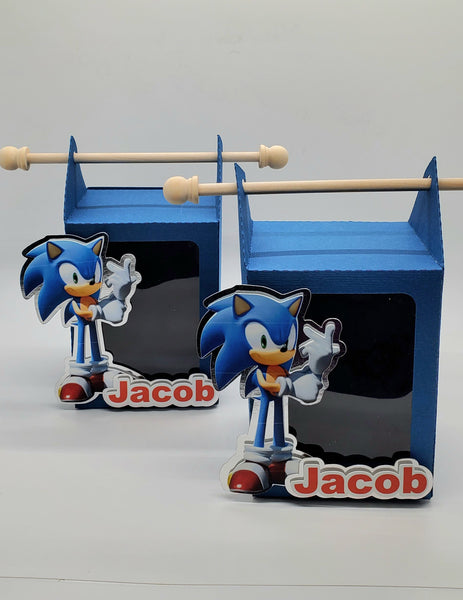 Sonic Custom Favor Box clear front