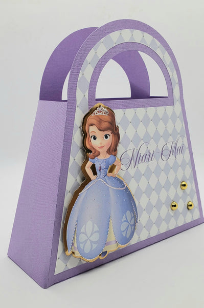 Sofia the First Purse Favor Box