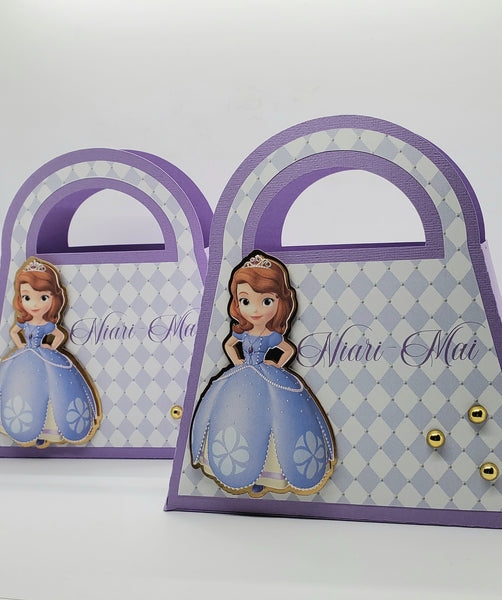 Sofia the First Purse Favor Box